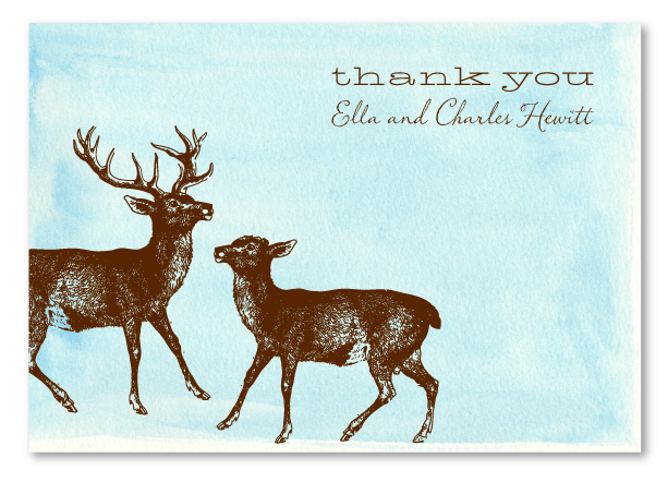 Deer Thank You notes
