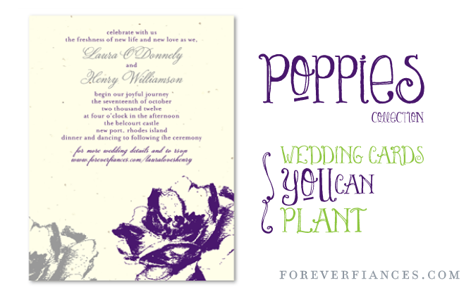 Featured in the following colors Deep Purple white seeded paper 