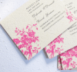 Pink Juicy wedding invitations