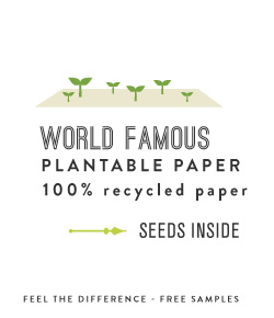 ABOUT THE SEEDED PAPER