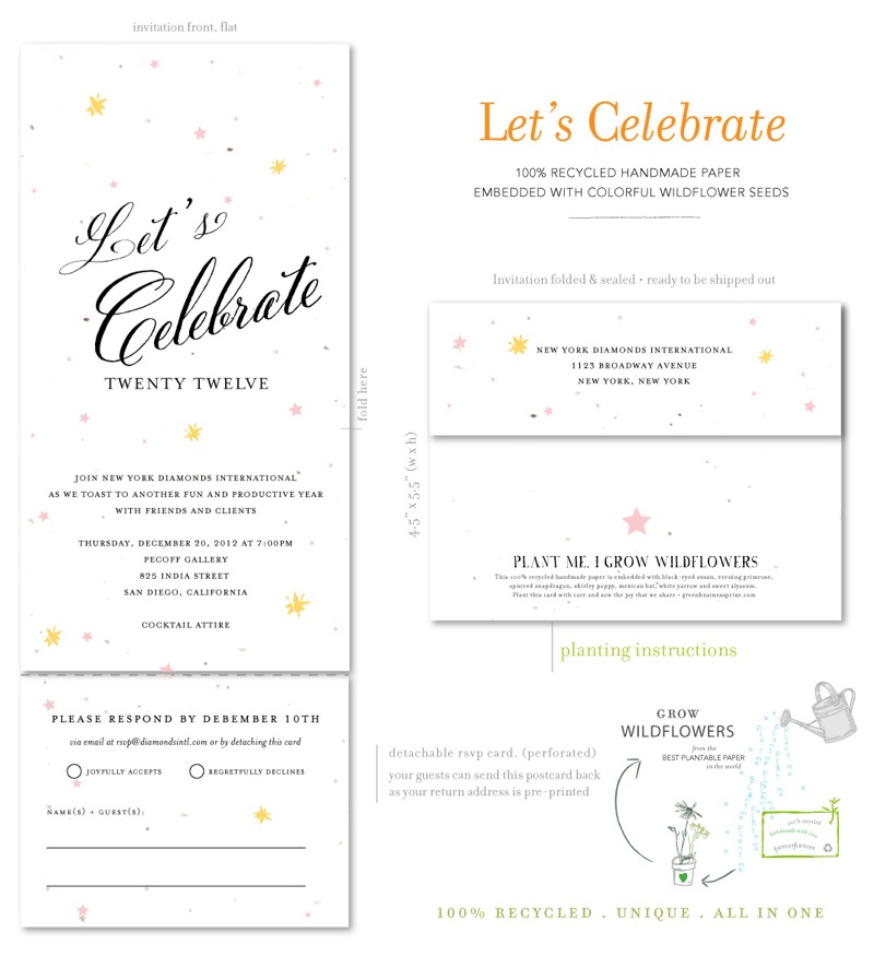 Holiday Party business Invitations
