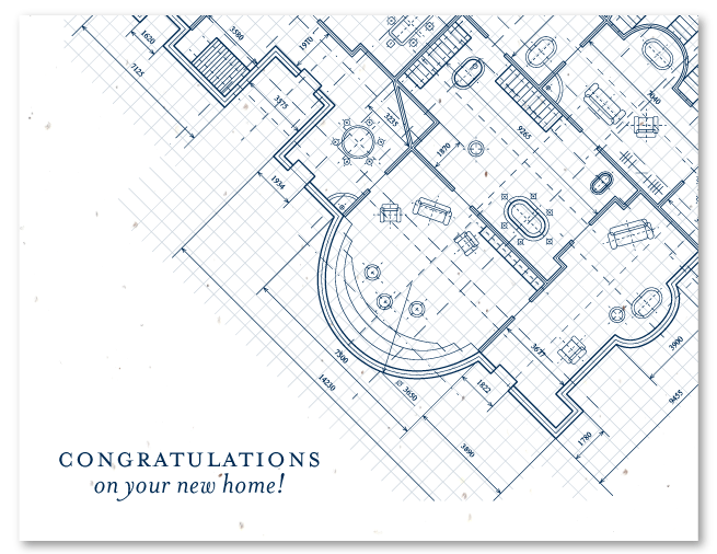 Real Estate Congratulations Cards Seeded Paper