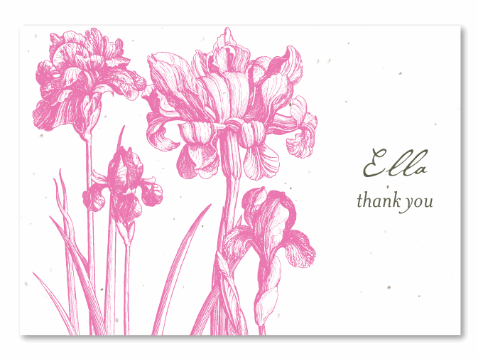 Bridal Shower Lily Thank you notes