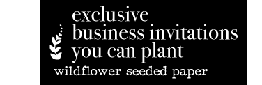 Green Business Invitations you can plant