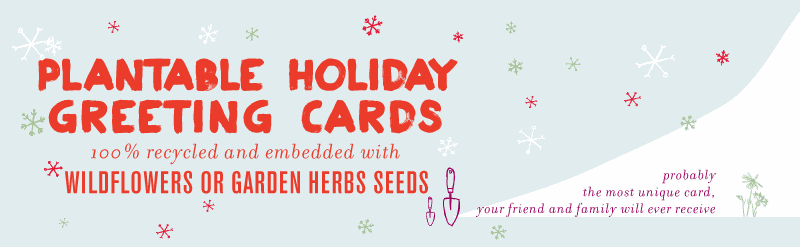 plantable holiday greeting cards