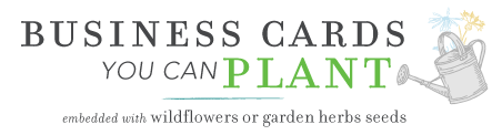 Plantable Business Cards